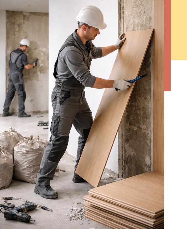 Демонтаж стеновых панелей в слободском от 3607 руб. за м² быстро и недорого | ОТДЕЛОЧНИК-Слб