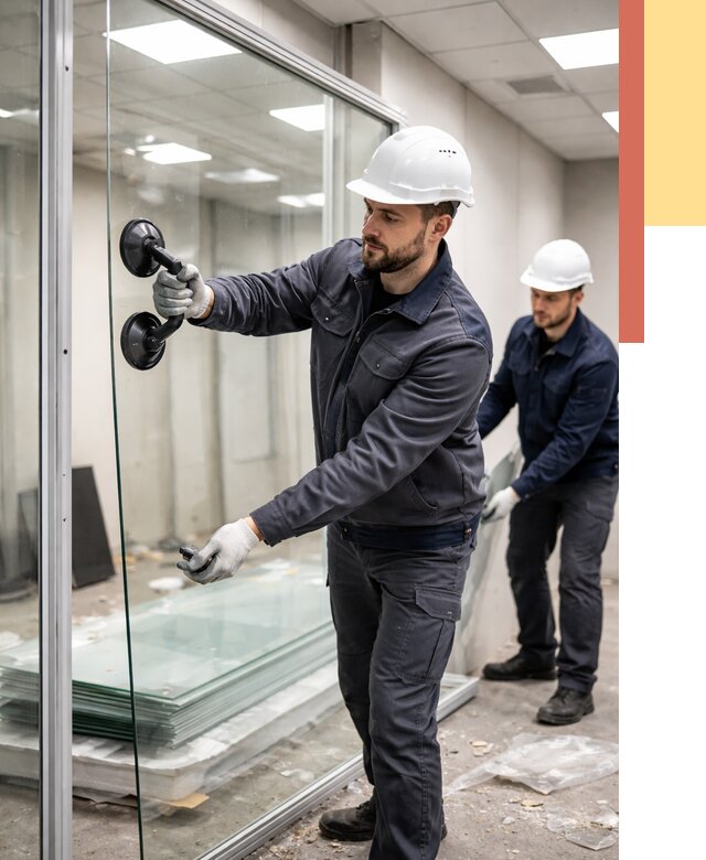 Демонтаж стеклянных перегородок в слободском от 3298 руб. — быстро и недорого | ОТДЕЛОЧНИК-Слб