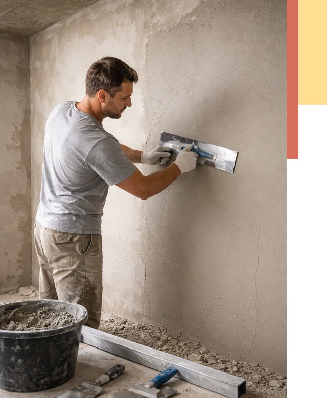 Штукатурка стен без маяков в слободском от 7420 руб/м2 — услуги и цена | ОТДЕЛОЧНИК-Слб