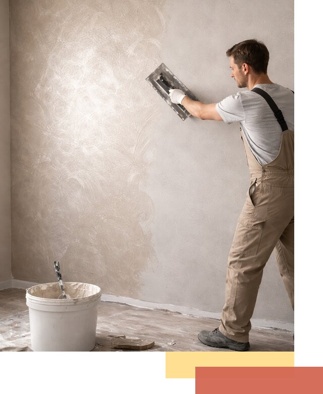 Декоративная штукатурка «Мокрый шелк» под ключ в слободском