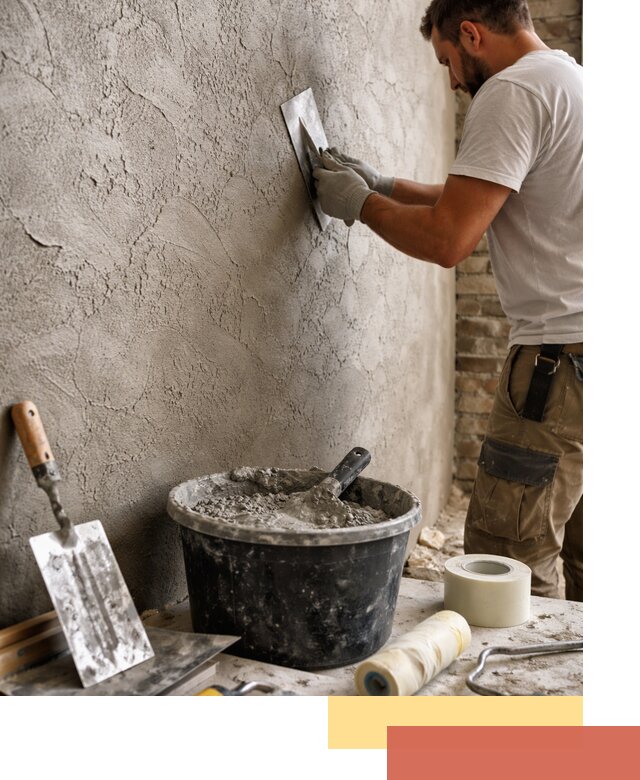 Декоративная штукатурка лофт в слободском — отделка стен и потолков