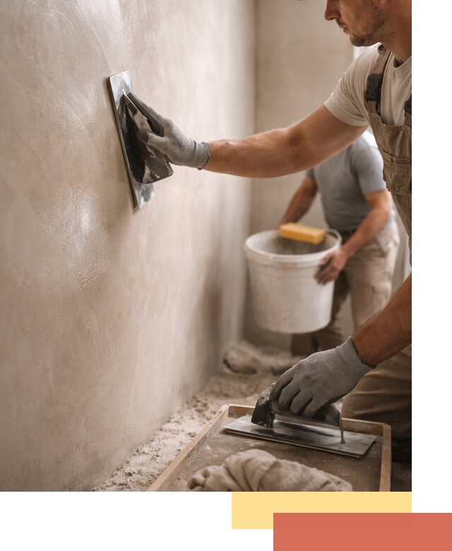 Нанесение марокканской штукатурки таделакт в слободском