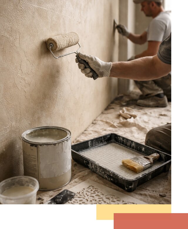 Лессирующая краска для декоративной отделки в слободском