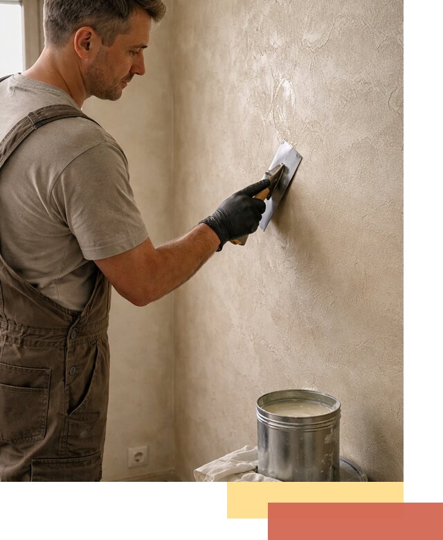 Нанесение воска на штукатурку в слободском для защиты и блеска