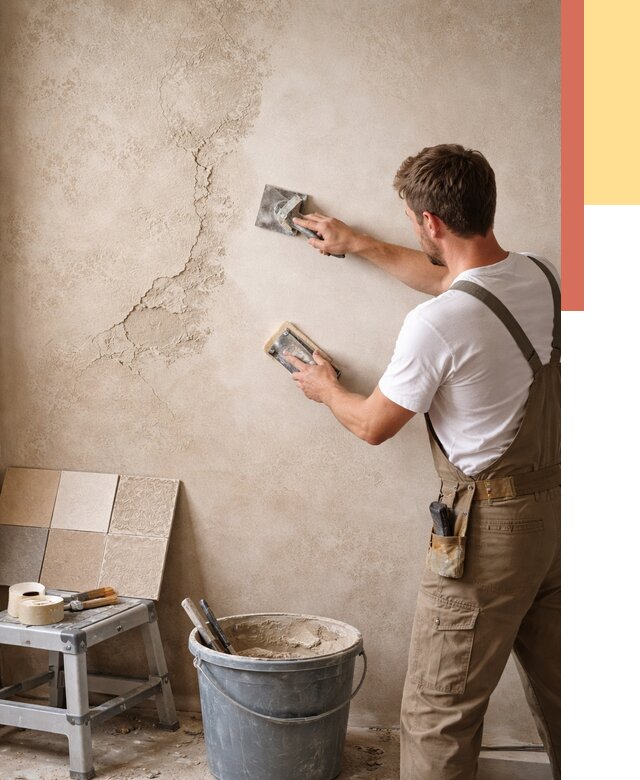 Ремонт декоративной штукатурки в слободском от 4637 руб. под ключ | ОТДЕЛОЧНИК-Слб