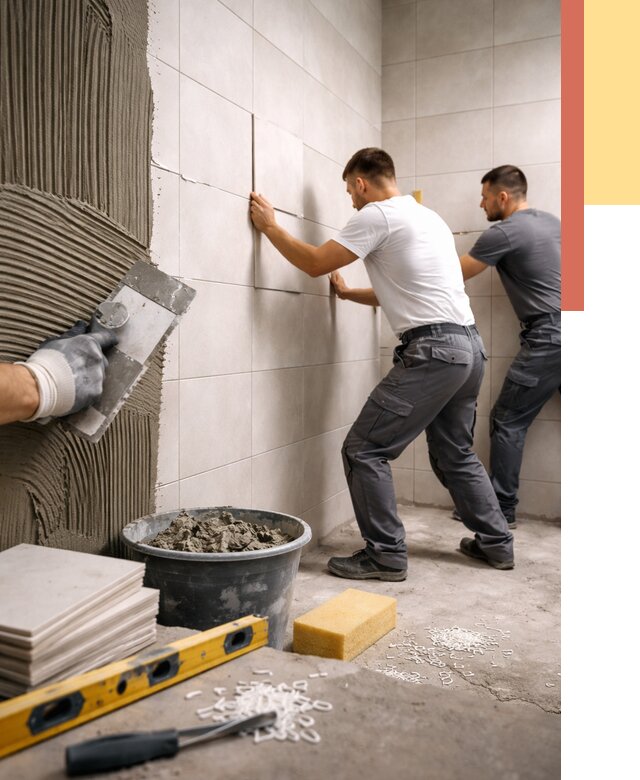 Укладка плитки на стены в слободском от 876 руб. — качественно и недорого | ОТДЕЛОЧНИК-Слб