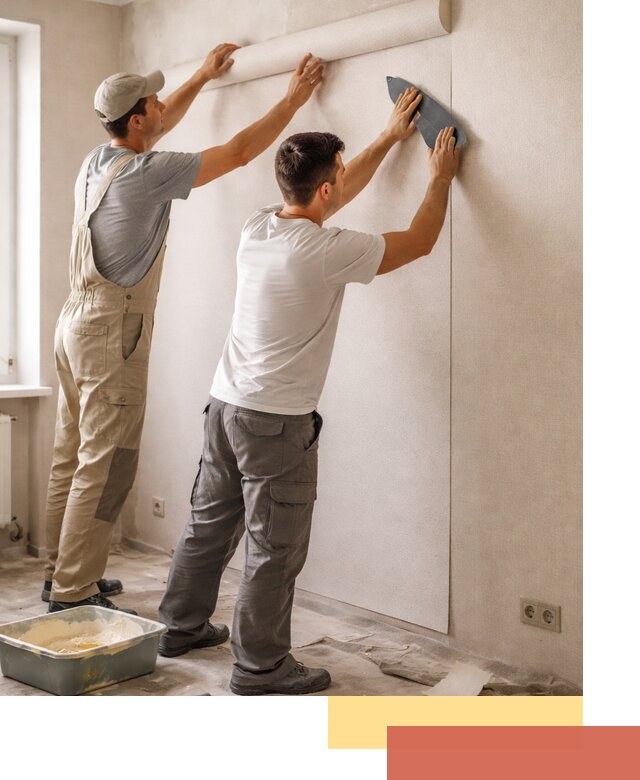 Поклейка виниловых обоев в слободском профессионально и качественно