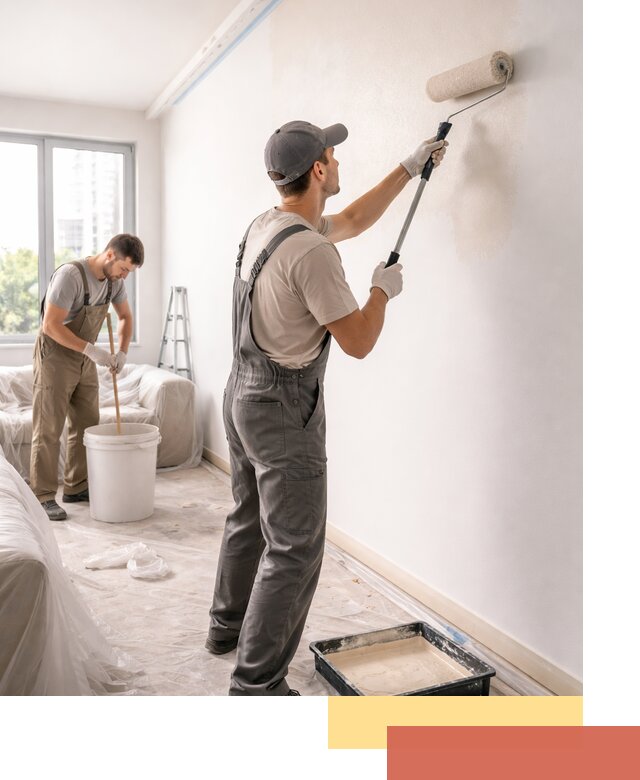 Покраска стен в офисе в слободском — быстрый и качественный ремонт