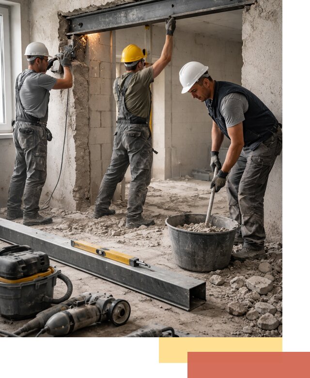 Создание проемов в стенах и несущих конструкциях в слободском