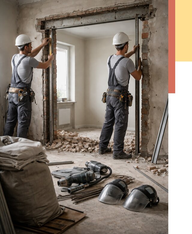 Расширение дверного проема в слободском от 12881 руб. под ключ | ОТДЕЛОЧНИК-Слб