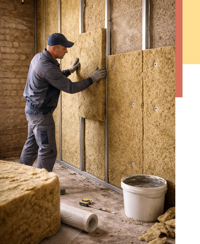 Утепление стен минватой в слободском от 1391 руб./м2 — недорого и быстро | ОТДЕЛОЧНИК-Слб