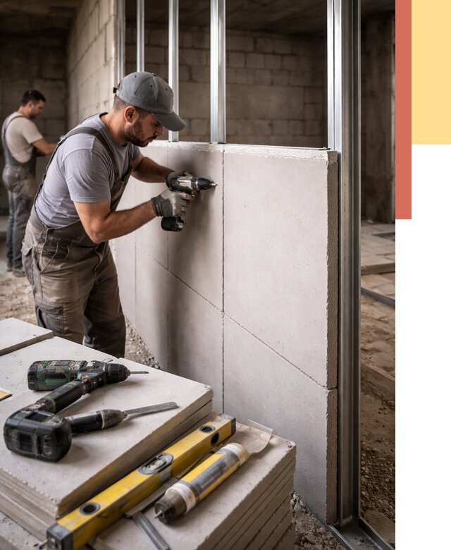 Кладка влагостойких перегородок ПГП в слободском от 1237 руб. под ключ | ОТДЕЛОЧНИК-Слб