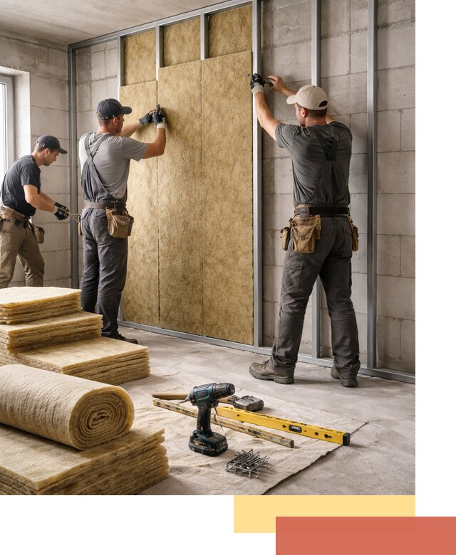 Шумоизоляция перегородок из блоков в слободском — монтаж и защита шумоизоляцией