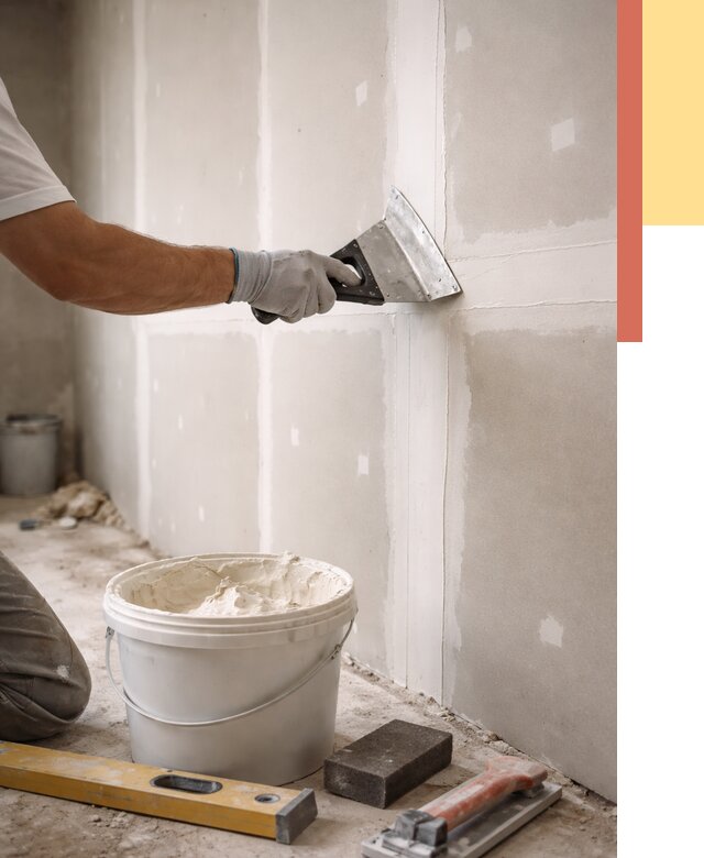 Шпаклевка перегородок из гипсокартона в слободском от 2576 руб. — услуги ОТДЕЛОЧНИК-Слб