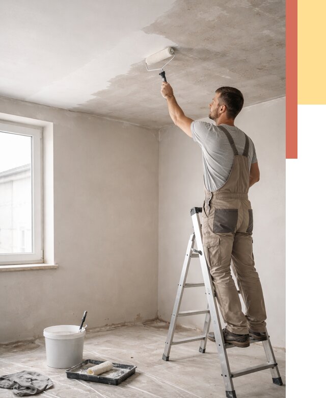 Грунтовка потолка в слободском от 2576 руб. — быстро и недорого | ОТДЕЛОЧНИК-Слб