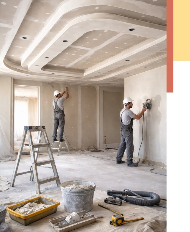 Многоуровневый потолок из гипсокартона в слободском от 773 руб. под ключ | ОТДЕЛОЧНИК-Слб