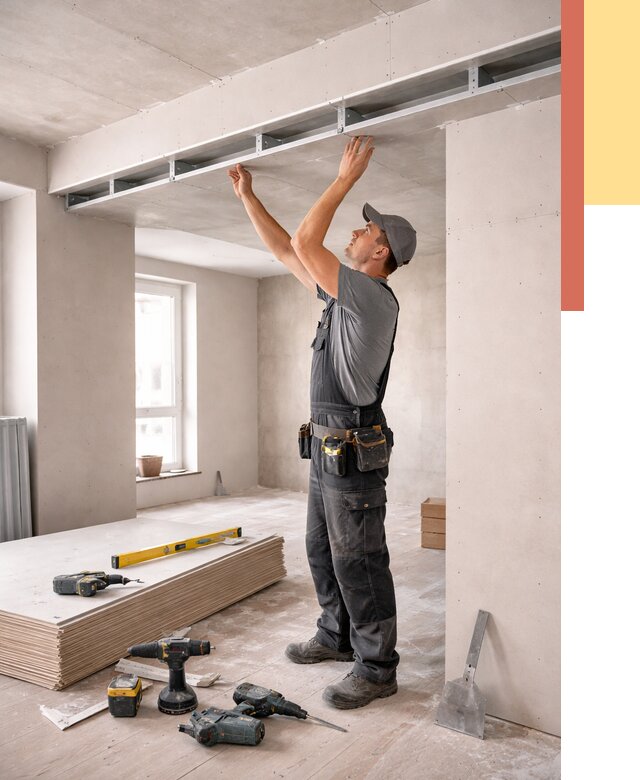 Потолок из гипсокартона с нишей в слободском от 1288 руб. под ключ | ОТДЕЛОЧНИК-Слб