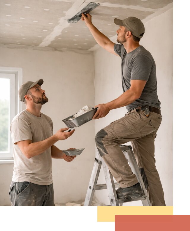 Шпаклевка потолка из гипсокартона в слободском качественно и быстро