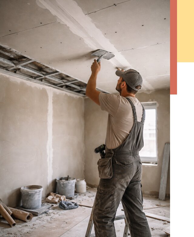 Ремонт потолка из гипсокартона в слободском от 670 руб./м² — быстро и недорого | ОТДЕЛОЧНИК-Слб