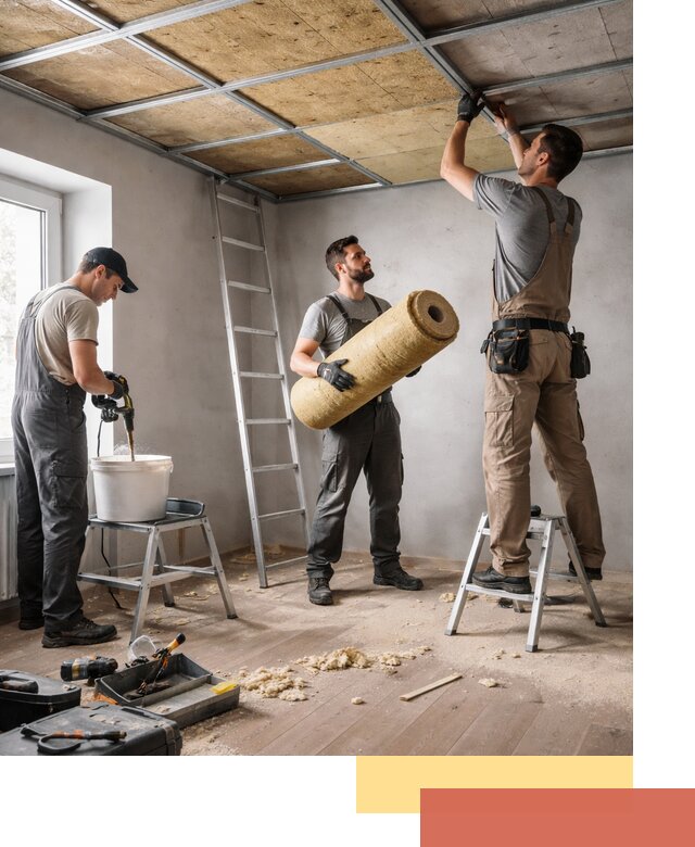 Шумоизоляция потолка в слободском: профессиональный монтаж и отделка